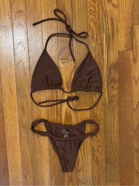 Bamba Swim brown bikini set